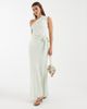 BRONZE SNAKE Bronze Snake Kallie off shoulder top and skirt set in matcha green - 2