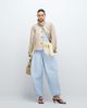 BRONZE SNAKE BRONZE SNAKE Lavinia pinstriped pants in blue - 1