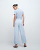 BRONZE SNAKE BRONZE SNAKE Lavinia pinstriped pants in blue - 2
