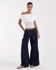 BRONZE SNAKE BRONZE SNAKE off the shoulder top with lace panel in white - 2