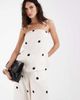 BRONZE SNAKE Bronze Snake Romy bandeau and pants polka dot set in white - 2