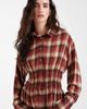 BRONZE SNAKE Bronze Snake soho plaid shirred waist shirt in red - part of a set-White - 3