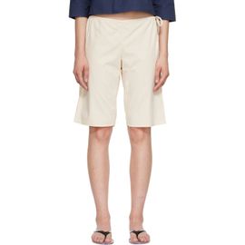 Brooke Callahan Brooke Callahan Beige Tie Shorts