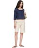 Brooke Callahan Brooke Callahan Beige Tie Shorts - 4