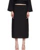 Brooke Callahan Brooke Callahan Black Column Maxi Skirt - 1