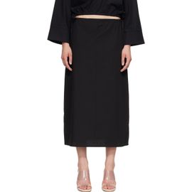 Brooke Callahan Brooke Callahan Black Column Maxi Skirt