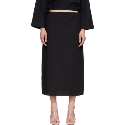 Brooke Callahan Brooke Callahan Black Column Maxi Skirt