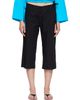 Brooke Callahan Brooke Callahan Black Tie Capri Trousers - 1