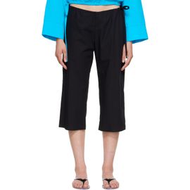 Brooke Callahan Brooke Callahan Black Tie Capri Trousers