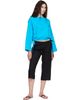 Brooke Callahan Brooke Callahan Black Tie Capri Trousers - 4