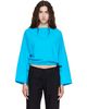 Brooke Callahan Brooke Callahan Blue Cuff Top - 1