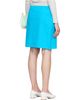 Brooke Callahan Brooke Callahan Blue Straight Midi Skirt - 3