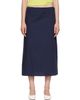 Brooke Callahan Brooke Callahan Navy Column Maxi Skirt - 1