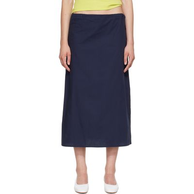 Brooke Callahan Brooke Callahan Navy Column Maxi Skirt