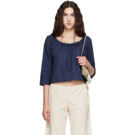 Brooke Callahan Brooke Callahan Navy Scoop Top