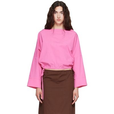 Brooke Callahan Brooke Callahan Pink Cuff Top