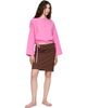 Brooke Callahan Brooke Callahan Pink Cuff Top - 4