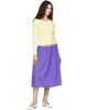 Brooke Callahan Brooke Callahan Purple Tie Midi Skirt - 4