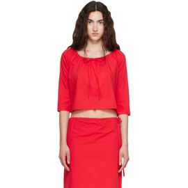 Brooke Callahan Brooke Callahan Red Scoop Top