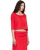 Brooke Callahan Brooke Callahan Red Scoop Top - 2