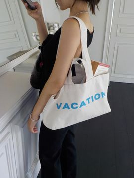Brookly TWO-WAY CANVAS BAG [ECRU]