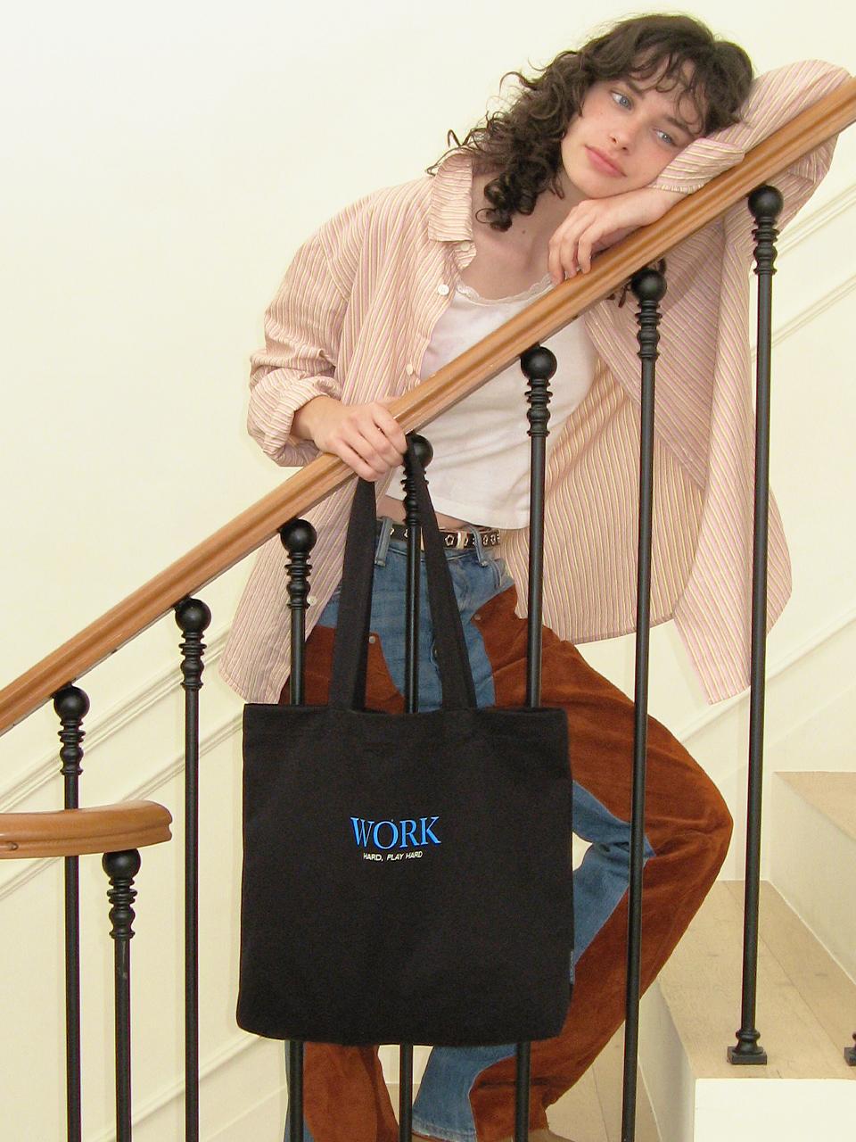Brookly Work Canvas Bag [Black]