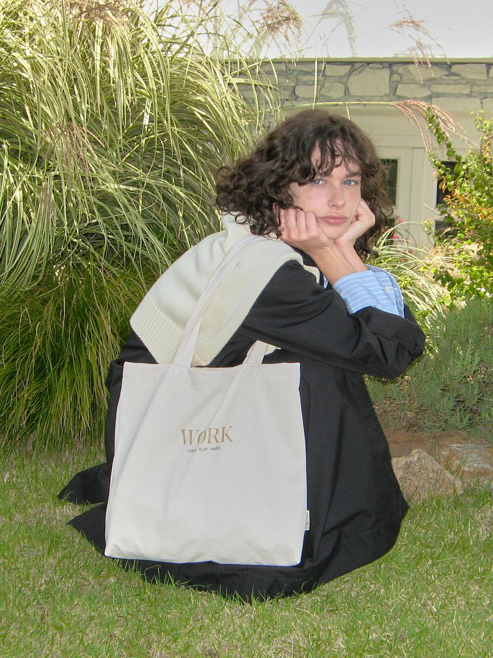 Brookly Work Canvas Bag [Ecru]