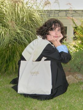 Brookly Work Canvas Bag [Ecru]