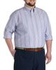 Brooks Brothers Brooks Brothers Big & Tall Multi-Striped Oxford Friday Sport Shirt - 1