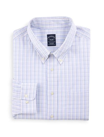 Brooks Brothers Brooks Brothers Big & Tall Non-Iron Tattersall Grid Dress Shirt