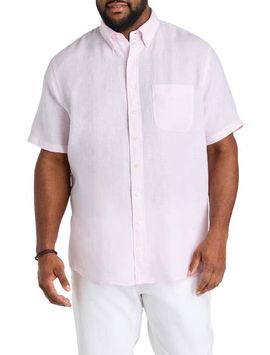Brooks Brothers Brooks Brothers Big & Tall Solid Linen Sport Shirt