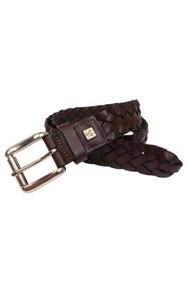 Brooks Brothers Brooks Brothers Braided Full Grain Leather Belt