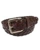 Brooks Brothers Brooks Brothers Braided Full Grain Leather Belt - 2