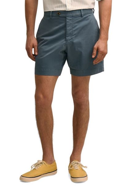 Brooks Brothers Brooks Brothers Flat Front Stretch Cotton Chino Shorts