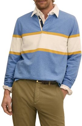 Brooks Brothers Brooks Brothers Long Sleeve Non-Iron Twill Rugby Polo