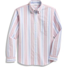 Brooks Brothers Brooks Brothers Stripe Oxford Cotton Button-Down Shirt