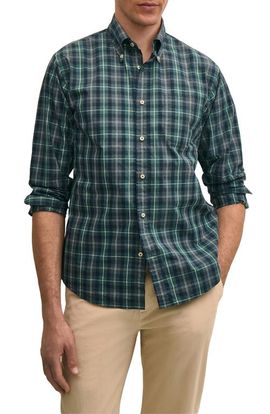 Brooks Brothers Brooks Brothers Tartan Cotton Poplin Shirt