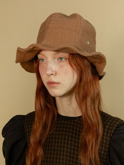 Brown Hat Frill Lily Hat