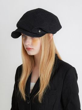 Brown Hat Iconic Casquette_Summer Tweed