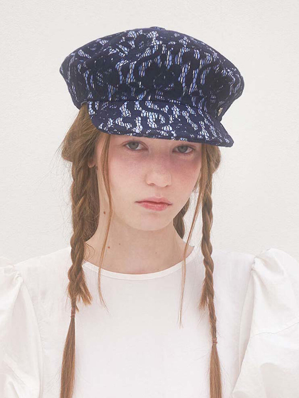 Brown Hat Lace French Matroos_Navy