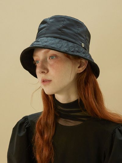 Brown Hat Quilting Hat