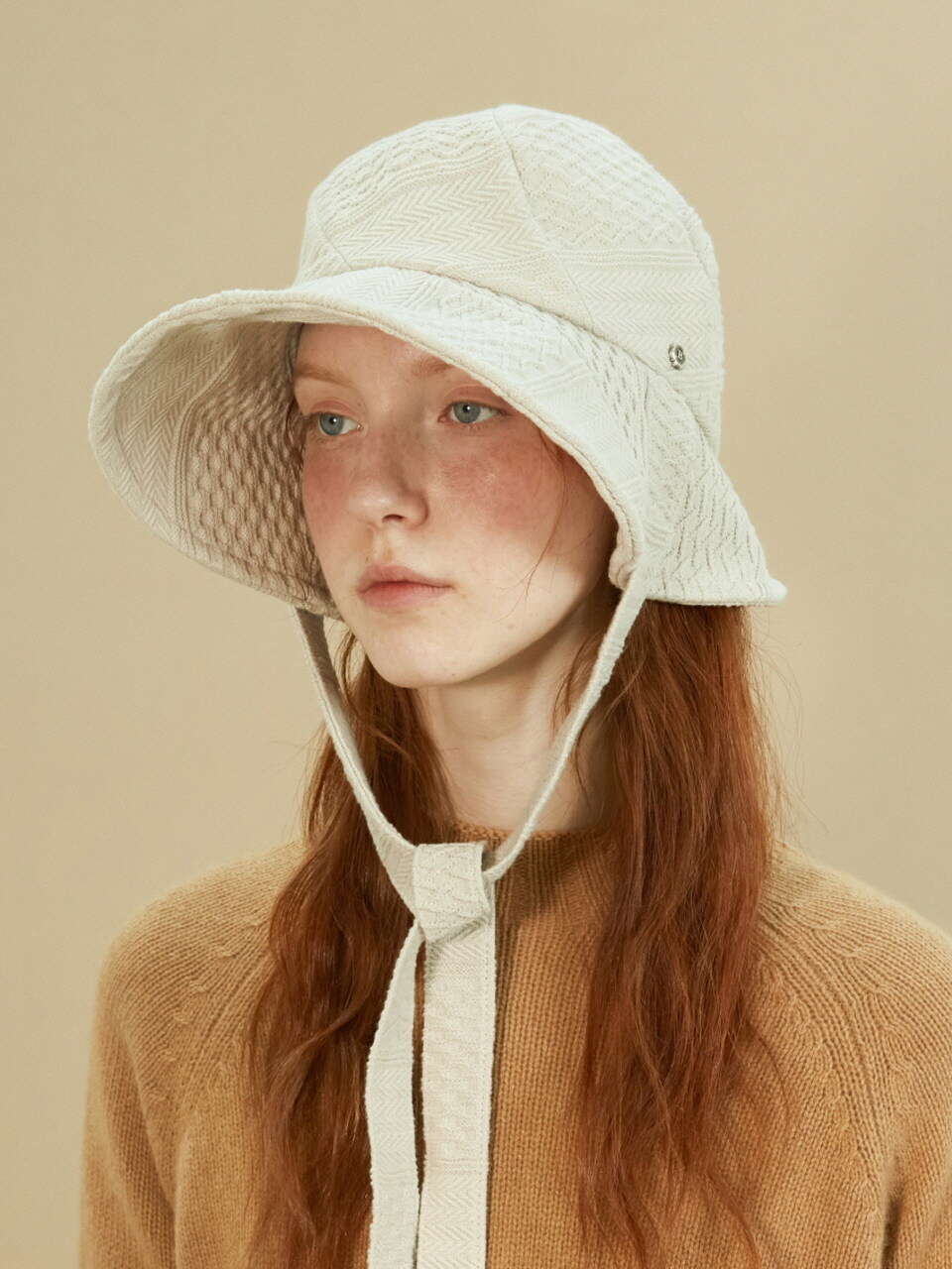 Brown Hat Twisted Bell Hat