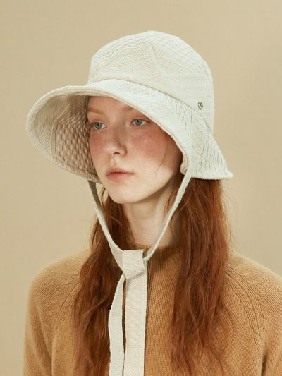 Brown Hat Twisted Bell Hat
