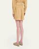 Brunello Cucinelli Belted Striped Linen-Silk Bermuda Shorts - 3