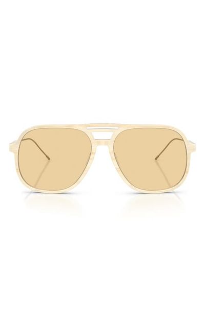 Brunello Cucinelli Brunello Cucinelli 57mm Pillow Sunglasses