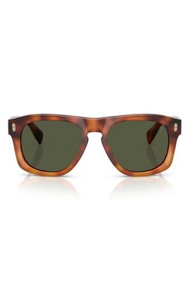 Brunello Cucinelli Brunello Cucinelli Alke 53mm Rectangular Pillow Sunglasses