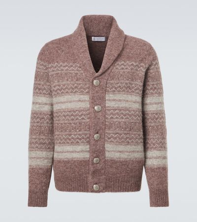 Brunello Cucinelli Brunello Cucinelli Alpaca, cashmere, and wool-blend cardigan