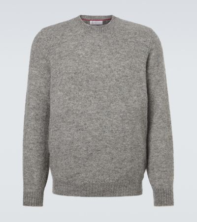 Brunello Cucinelli Brunello Cucinelli Alpaca, cashmere, and wool-blend sweater