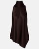 Brunello Cucinelli Brunello Cucinelli Asymmetric silk satin top - 1