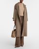 Brunello Cucinelli Brunello Cucinelli Belted herringbone wool-blend coat - 2